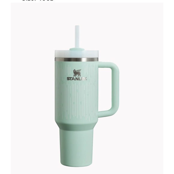 Stanley Soft Rain Mint Flowstate Quencher H2.0 40oz Tumbler - Picture 2 of 4